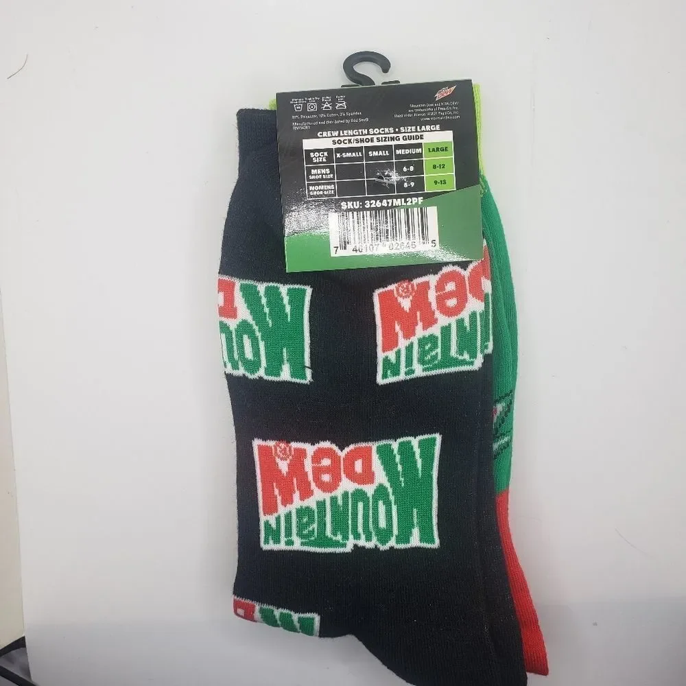 MOUNTAIN dew crew socks